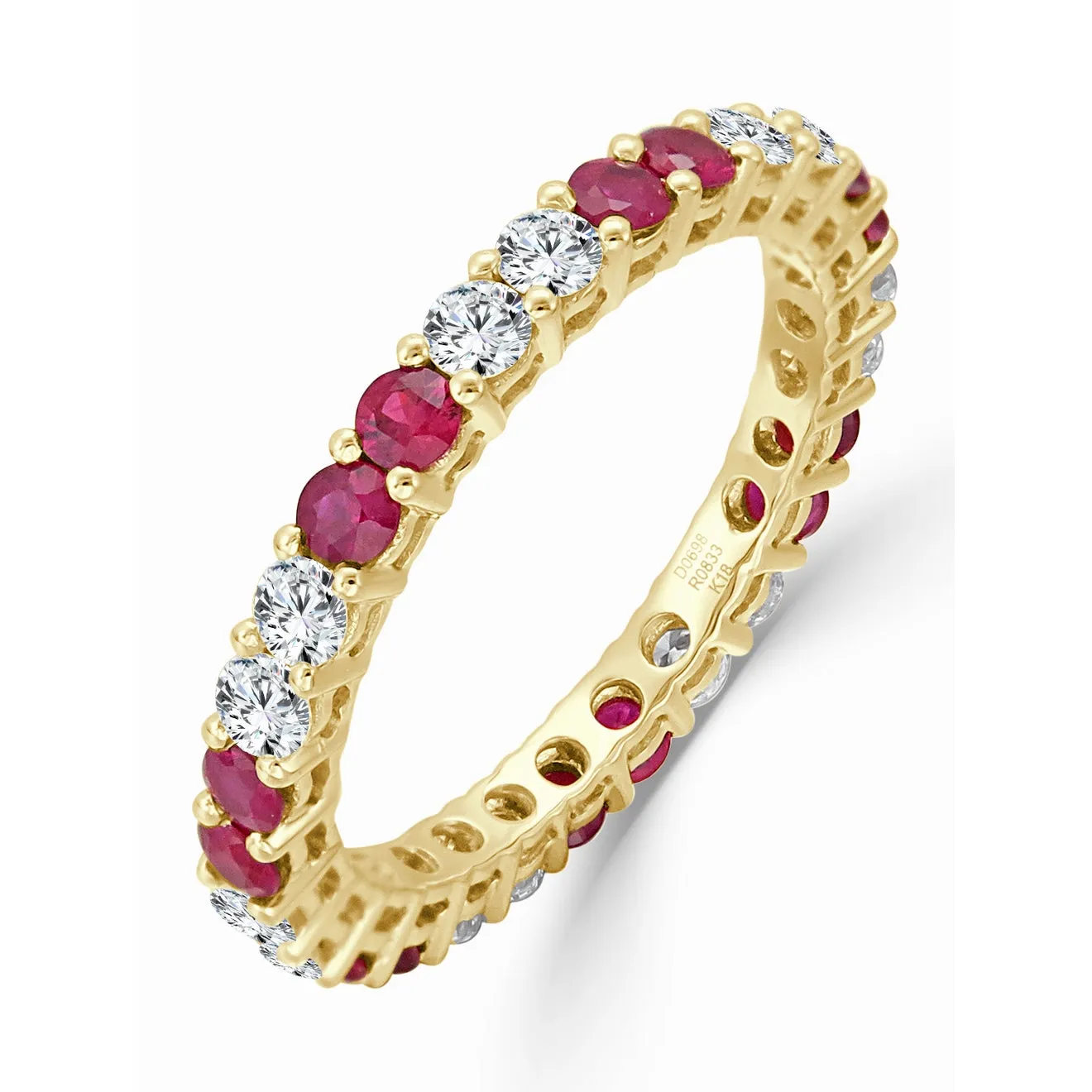 14k Gold & Ruby/Diamond Ring