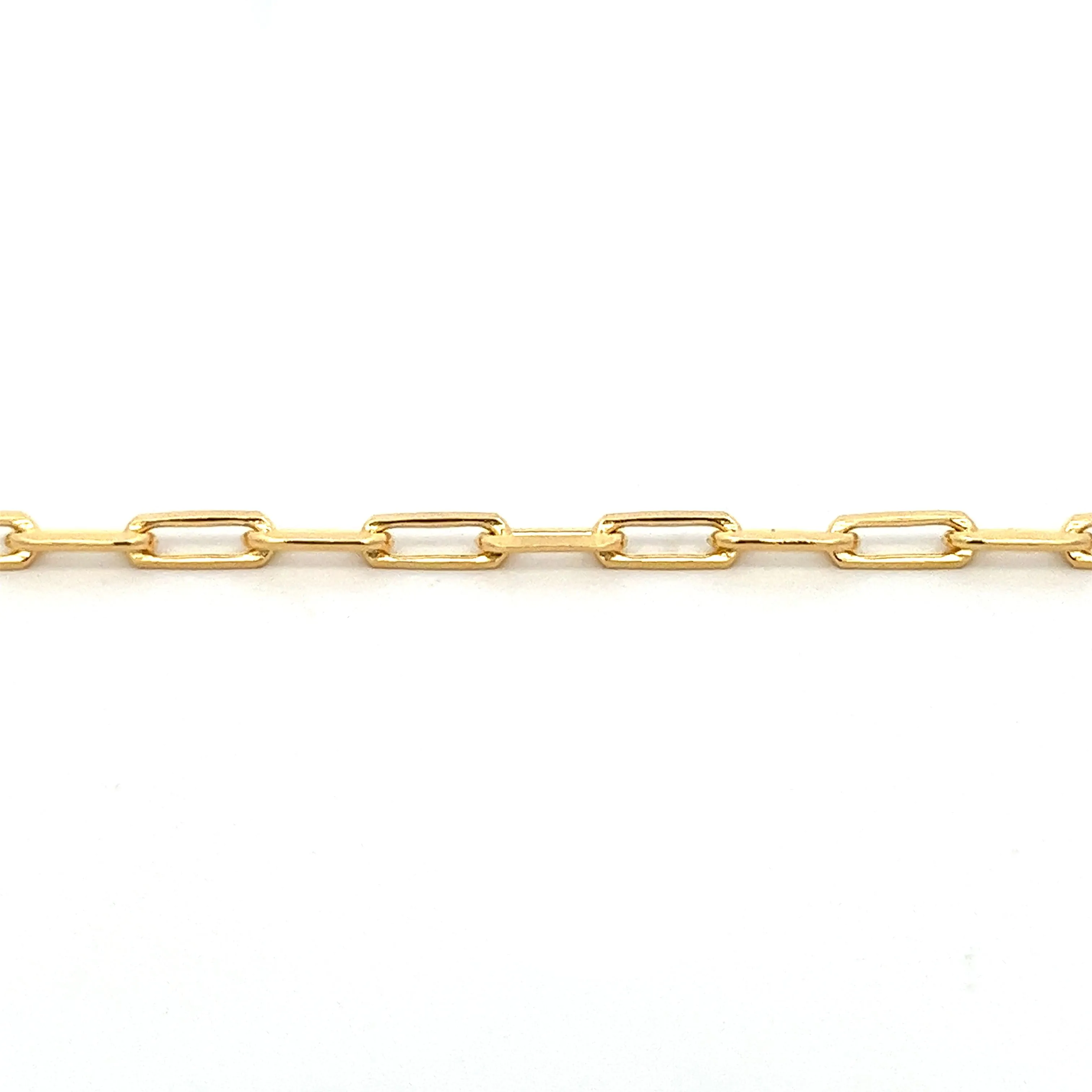 14K-gold-filled paperclip necklace - 16"