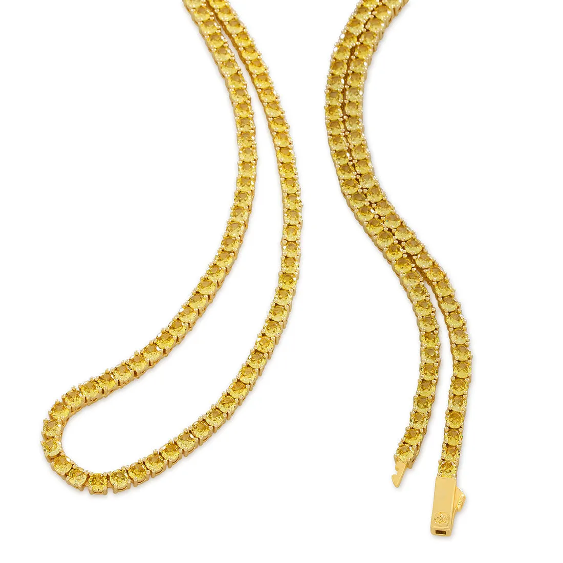 4mm Citrine Tennis Chain