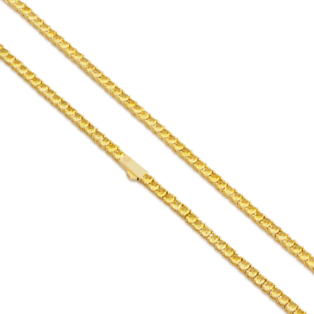 4mm Citrine Tennis Chain