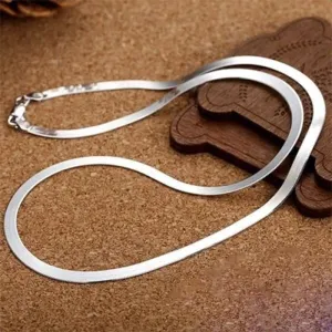 925 Sterling Silver 4MM chain Necklace