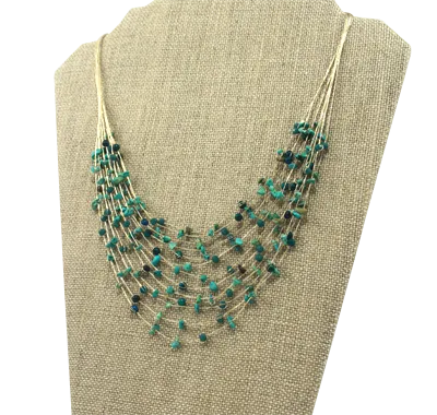 Akha Necklace in Turquoise