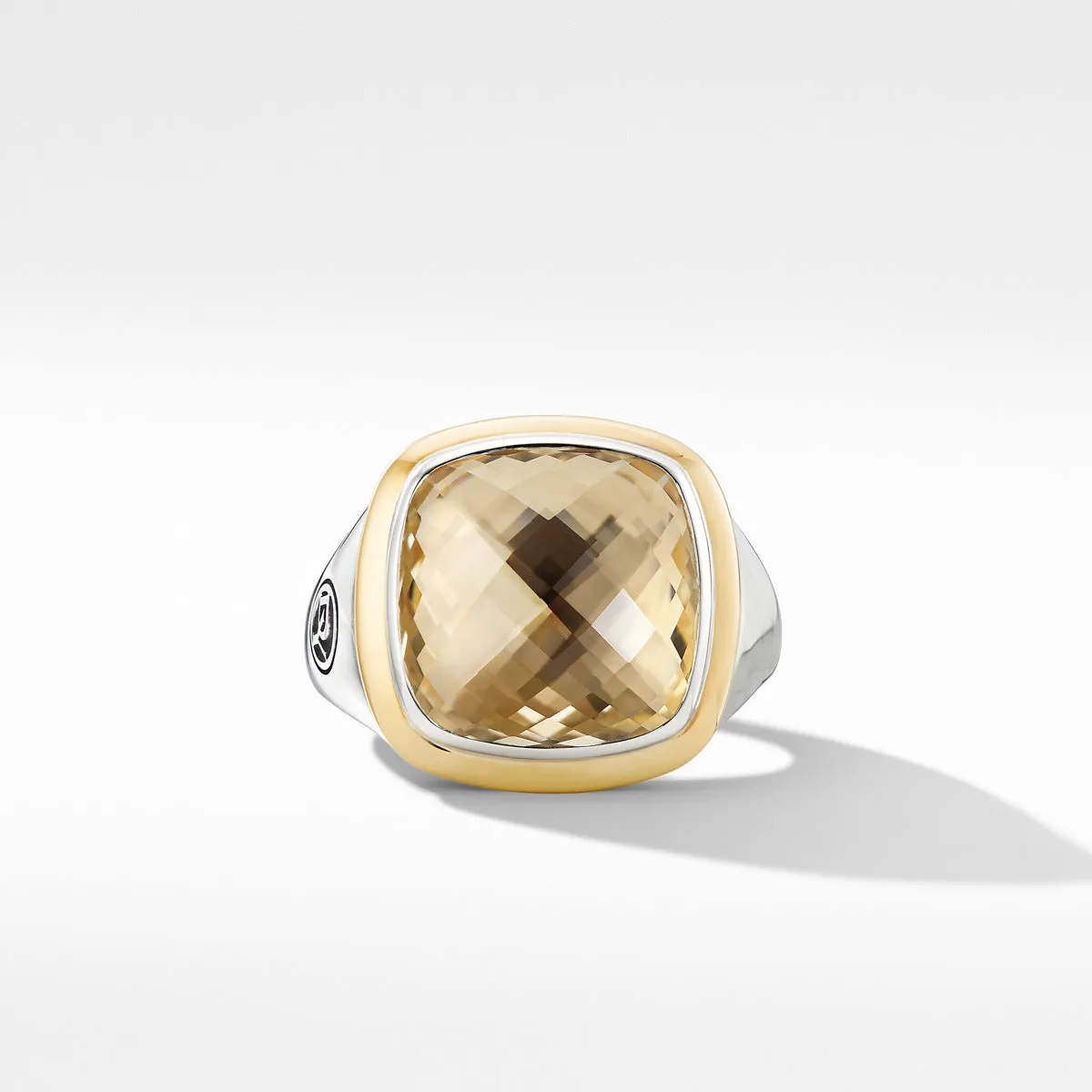 Albion Ring with Champagne Citrine and 18K Yellow Gold