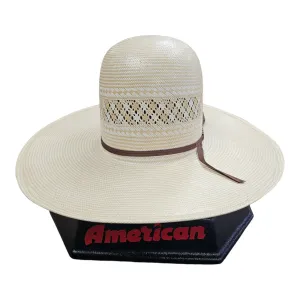 American Hat Co. Straw Hat - #1022 Open Crown