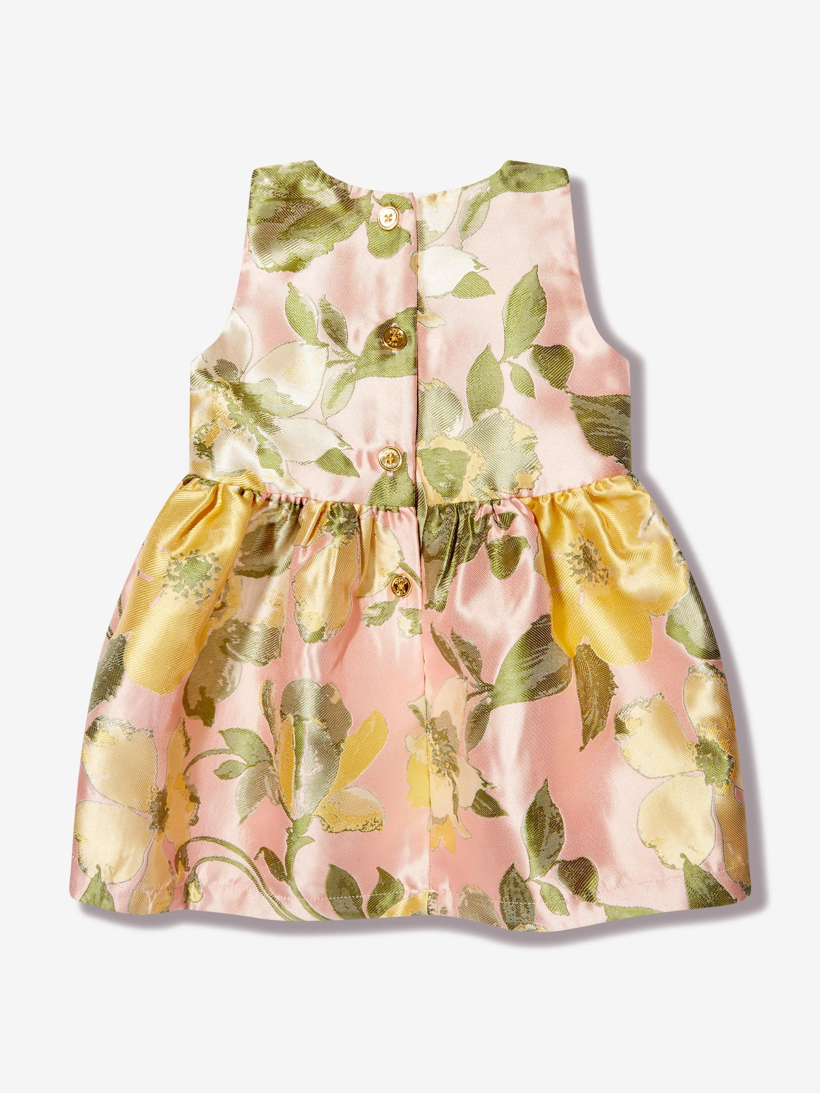 Angels Face Baby Girls Ruby Flower Dress in Pink