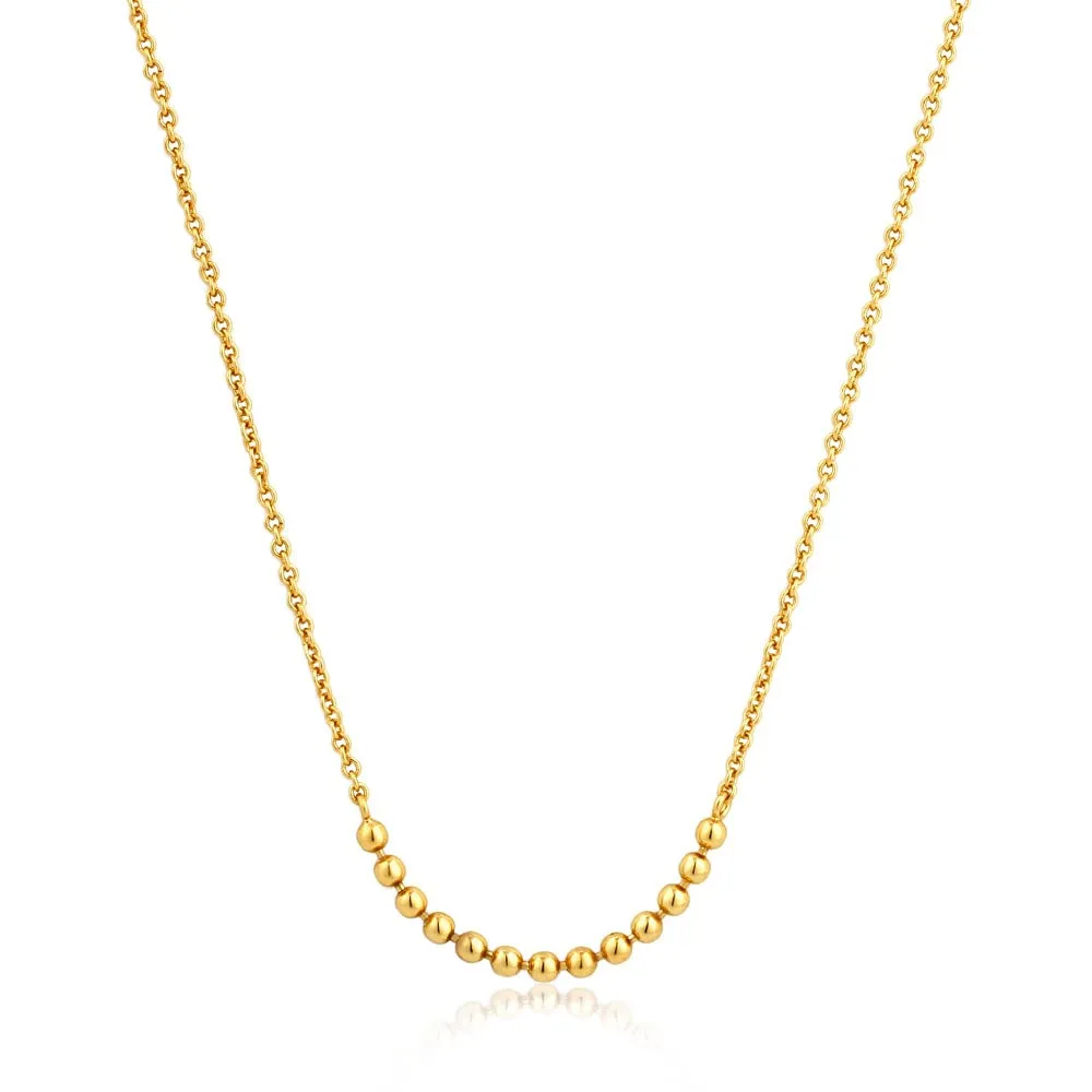 Ania Haie Modern Multiple Balls Necklace - Gold