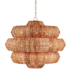 Antibes Medium Natural Chandelier