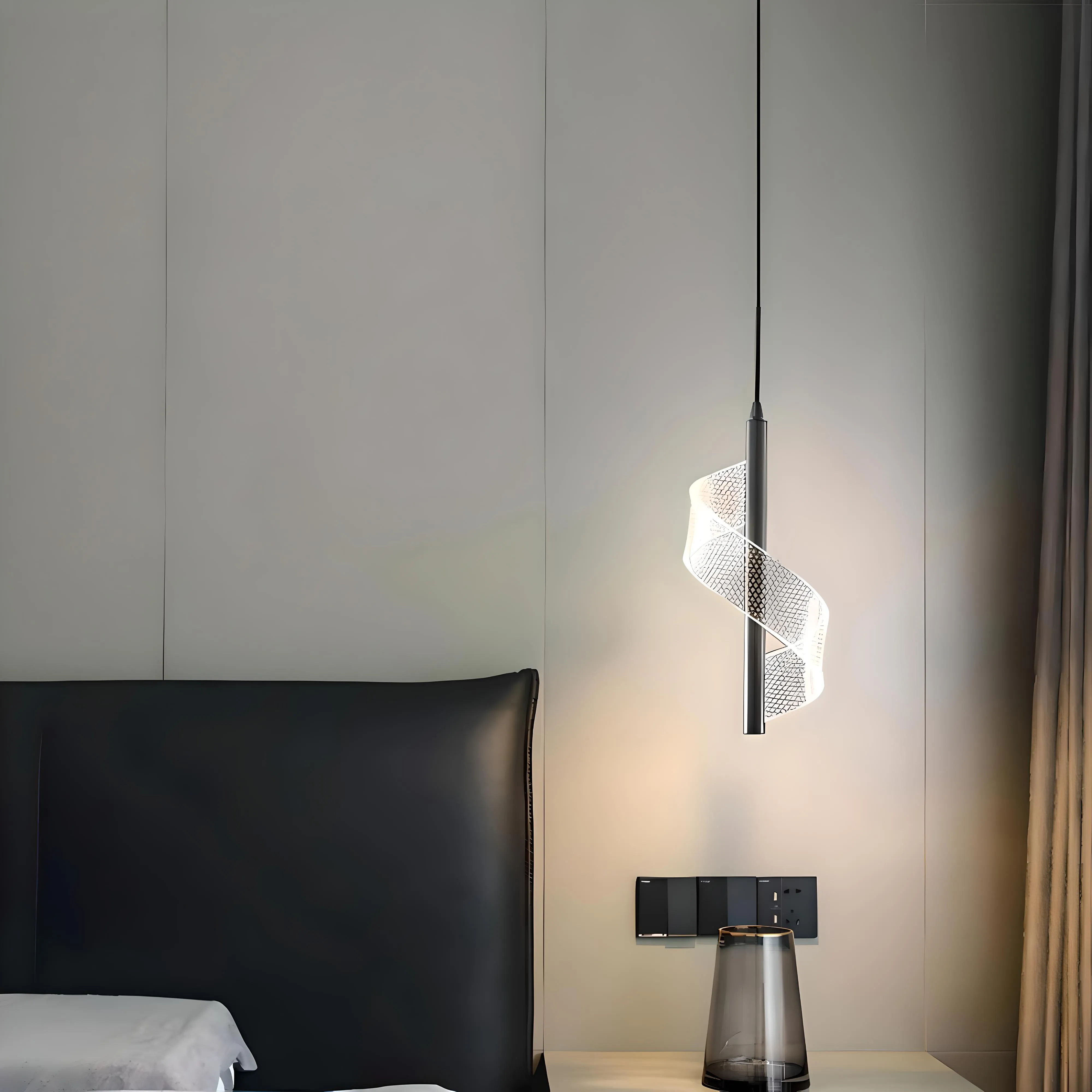 Arendal - Sleek Bedside Chandelier