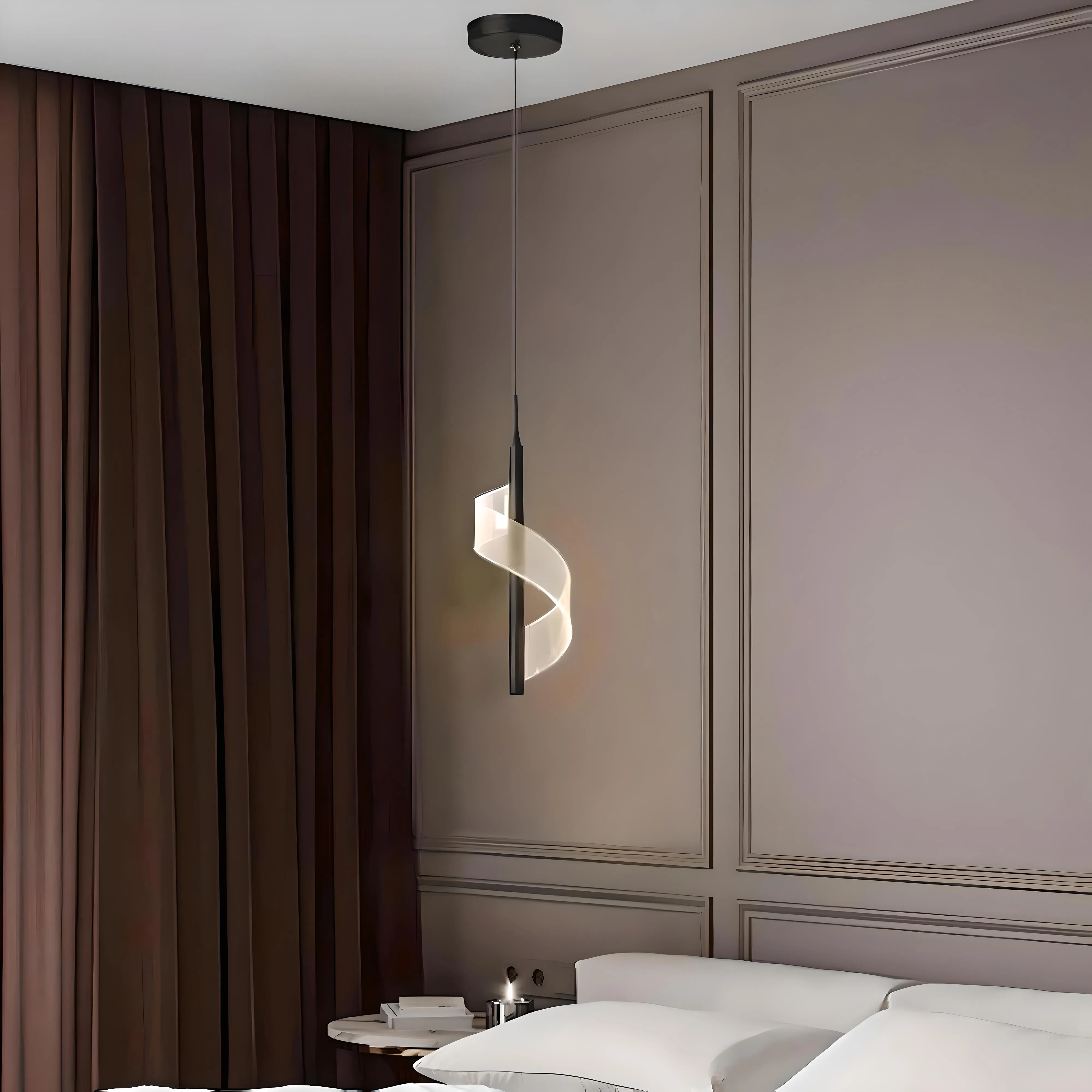 Arendal - Sleek Bedside Chandelier