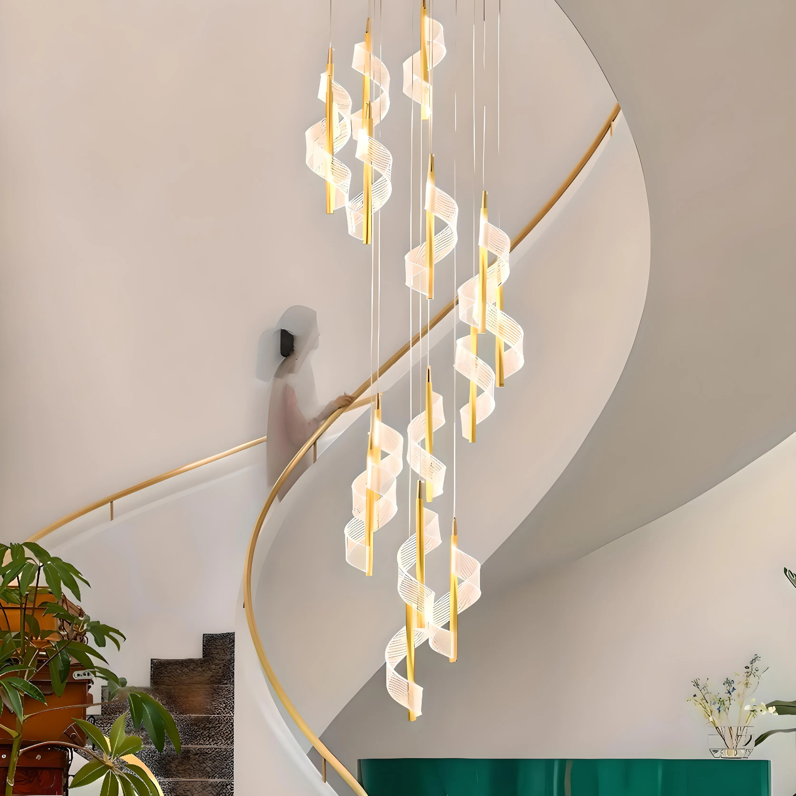 Arendal - Sleek Bedside Chandelier