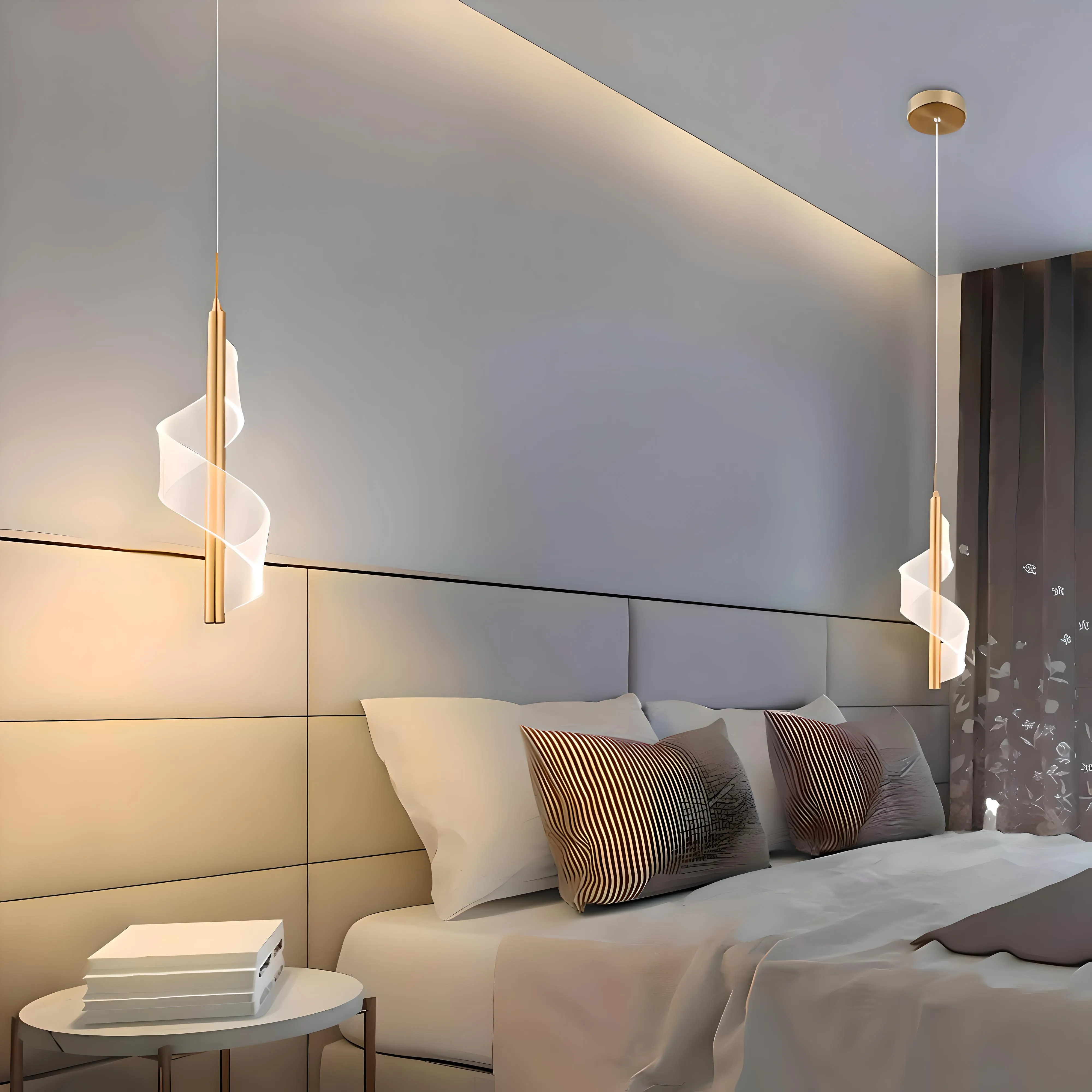 Arendal - Sleek Bedside Chandelier