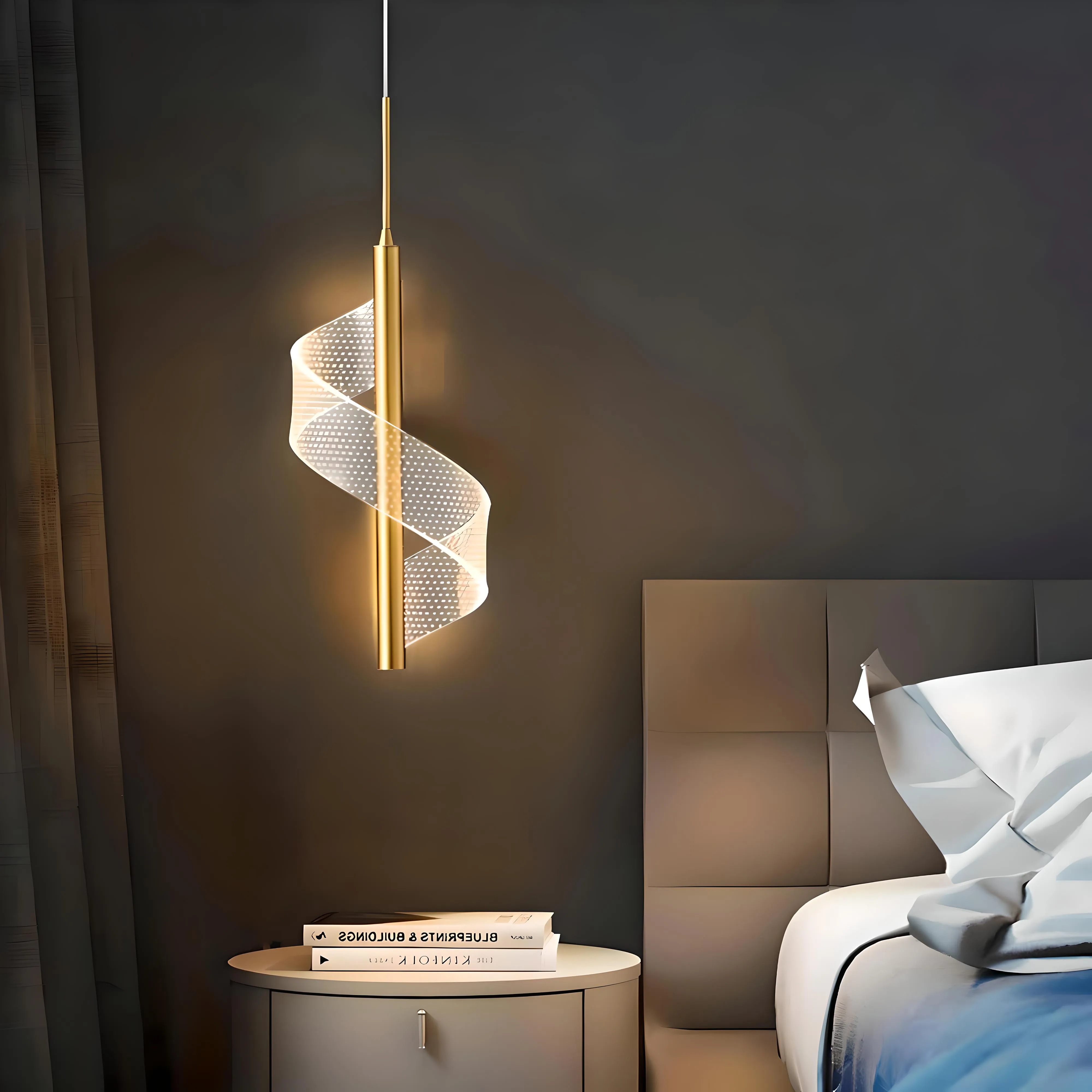 Arendal - Sleek Bedside Chandelier