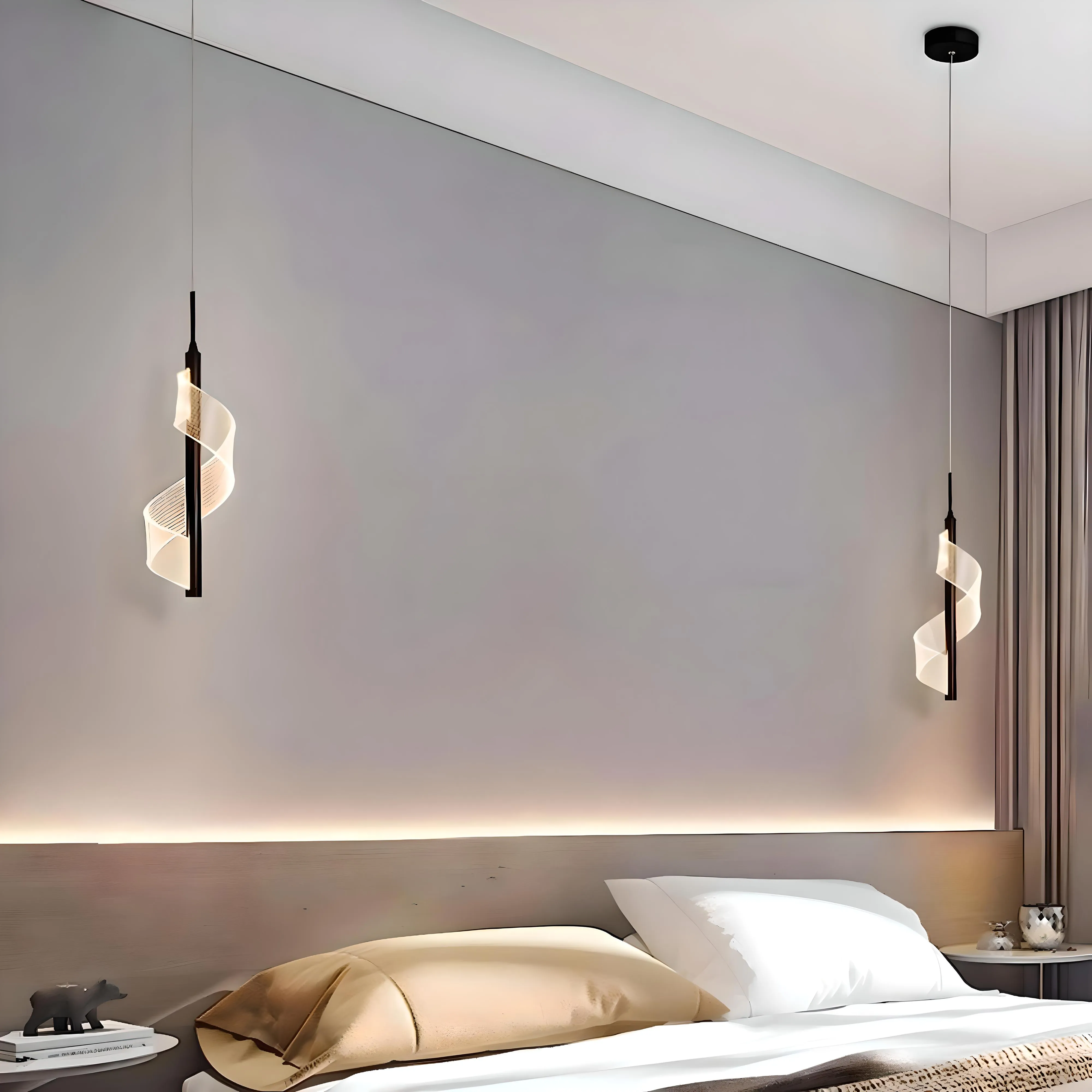 Arendal - Sleek Bedside Chandelier