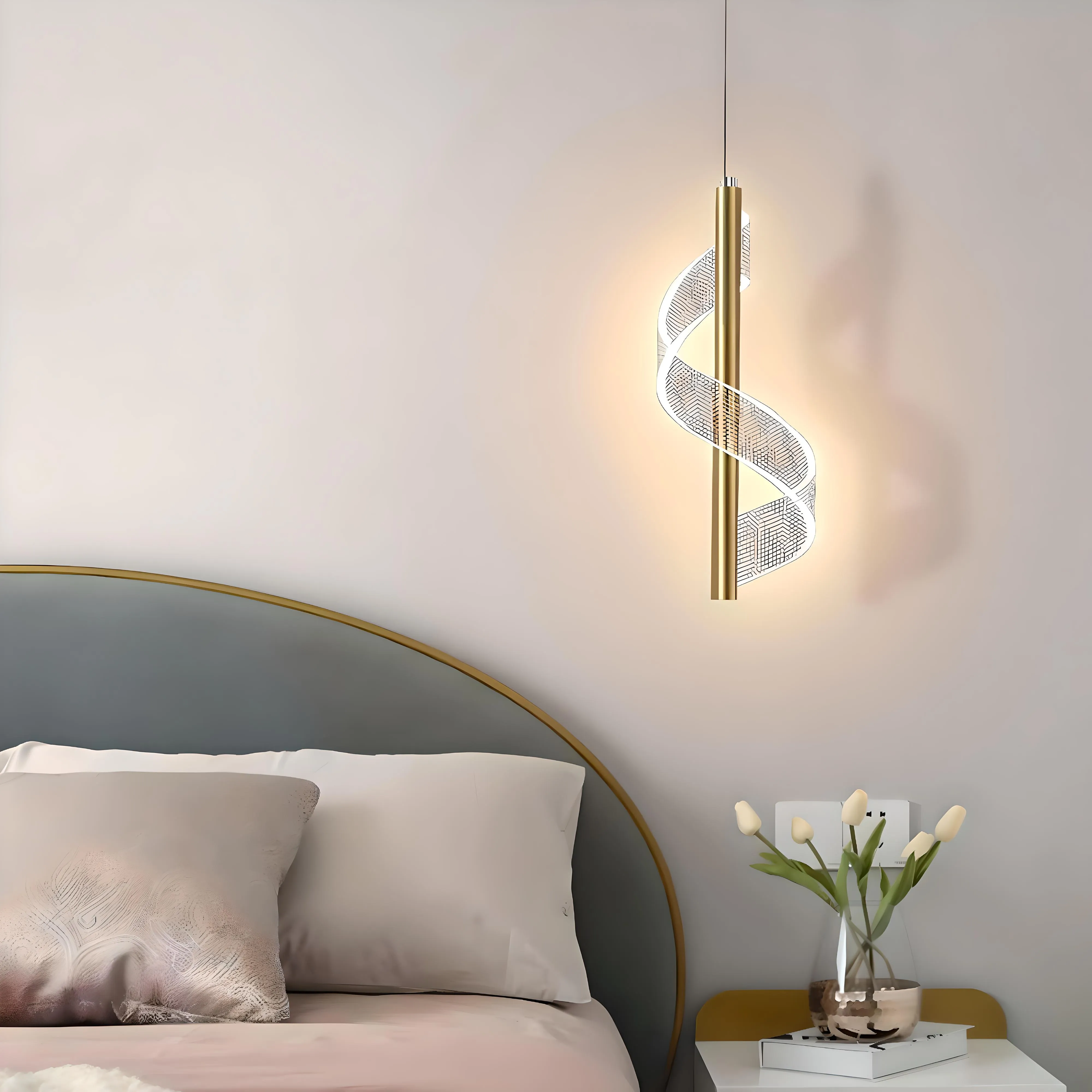 Arendal - Sleek Bedside Chandelier