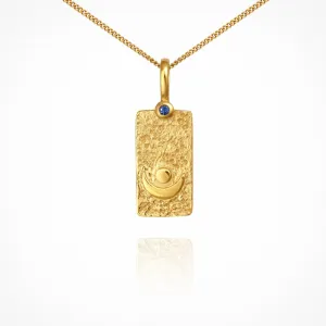 Ayla Moon Necklace - Gold