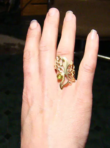 Butterfly Wing Gossamer Ring