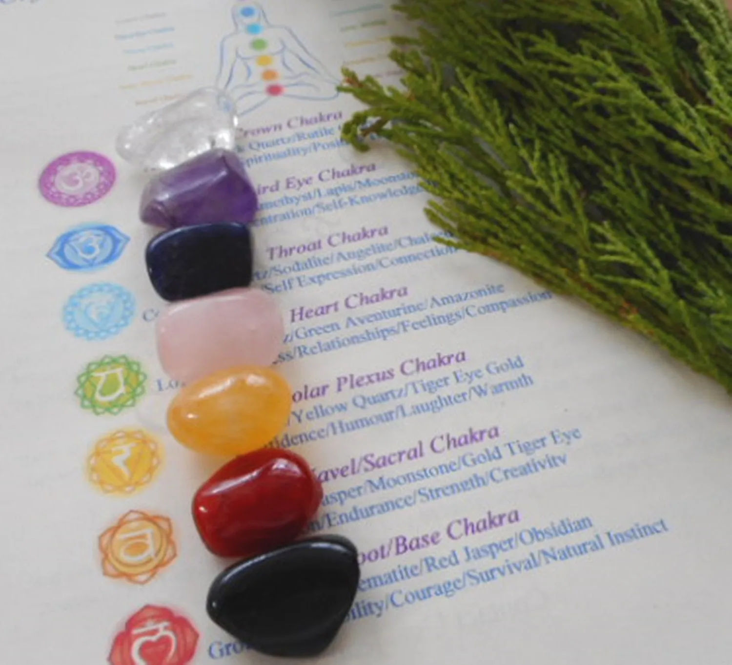 Chakra Crystal Mojo Bag