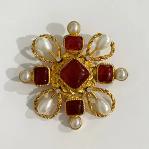 Chanel Gripoix Brooch