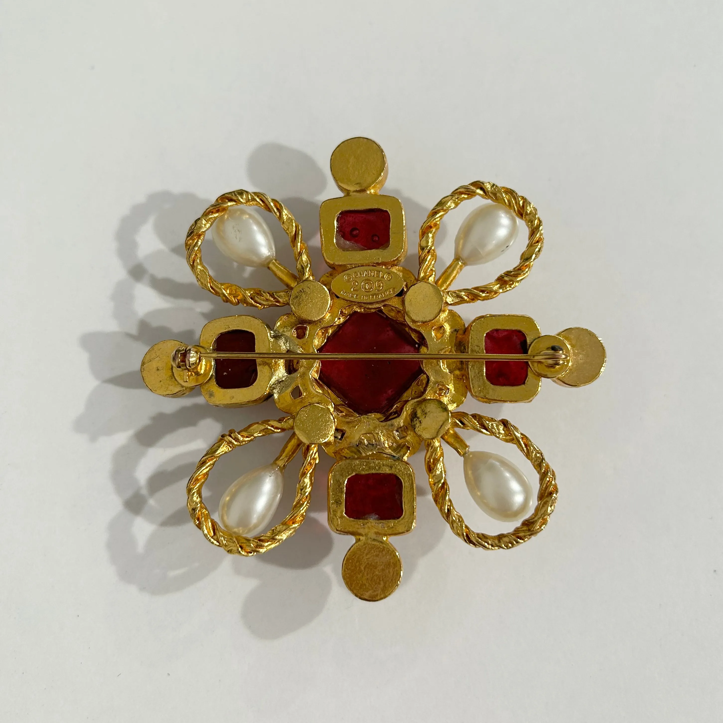 Chanel Gripoix Brooch