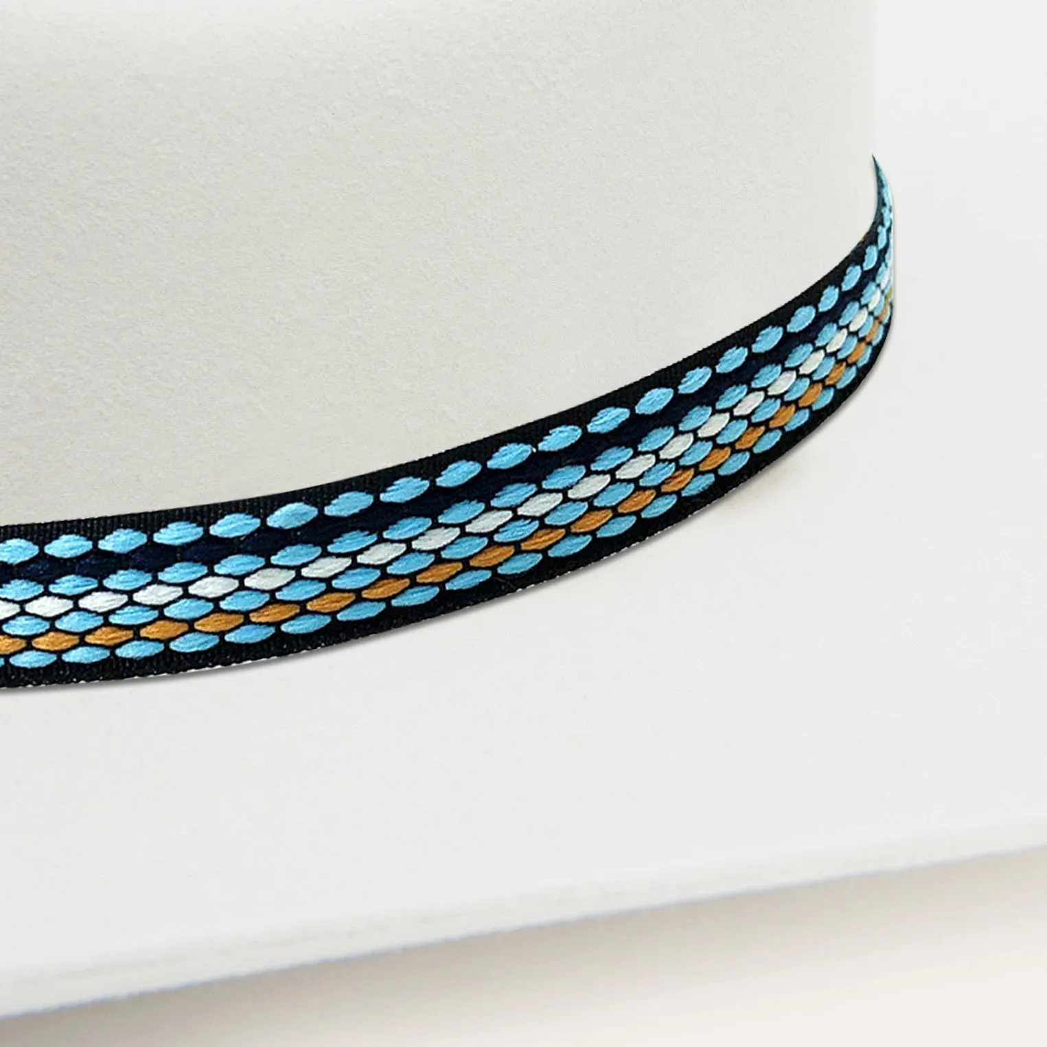 Chic Cowboy Hat with Boho Hatband