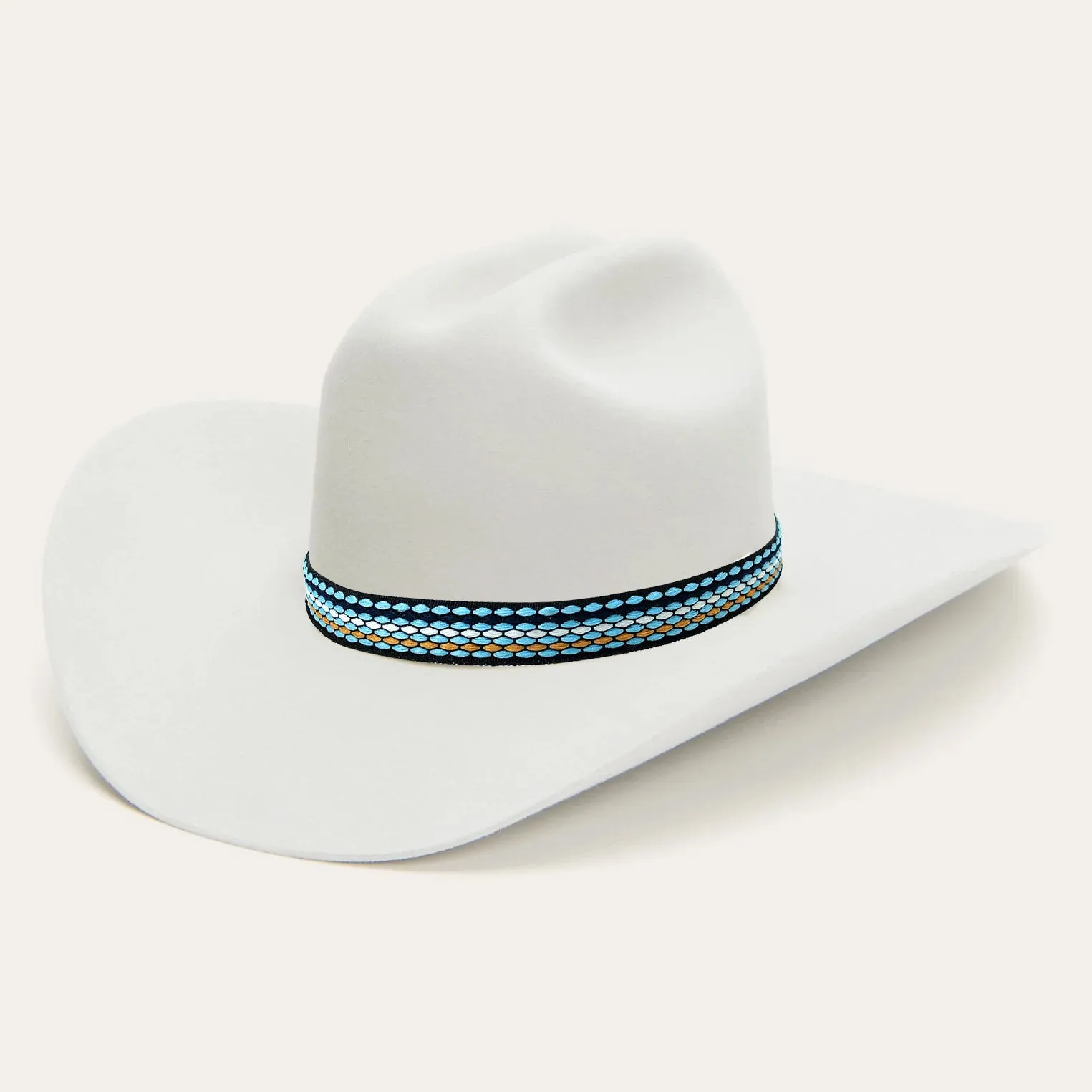 Chic Cowboy Hat with Boho Hatband