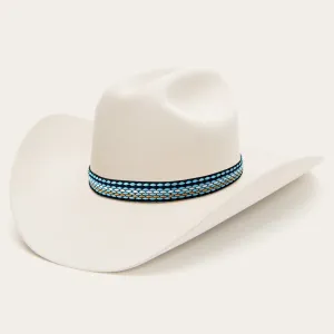 Chic Cowboy Hat with Boho Hatband