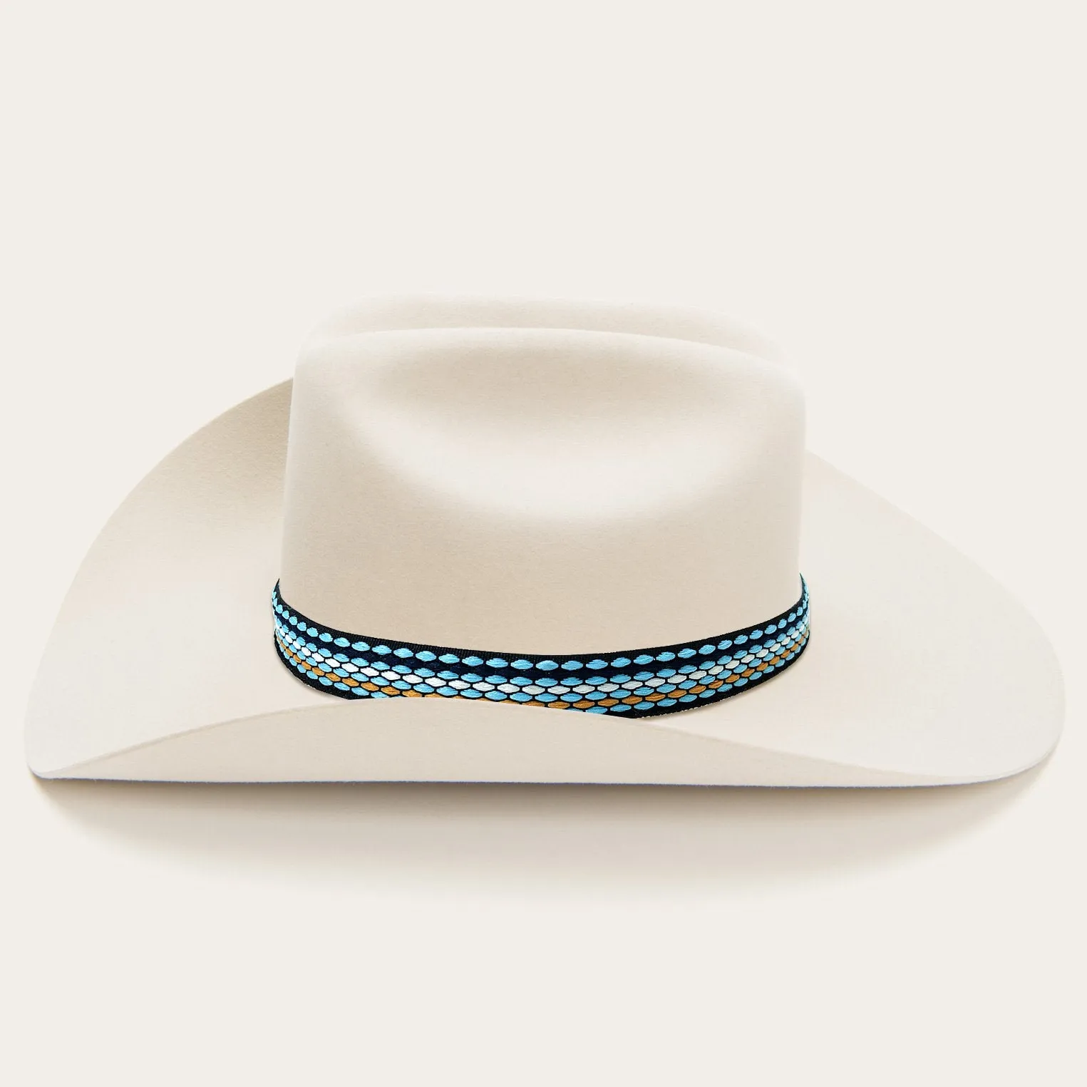 Chic Cowboy Hat with Boho Hatband