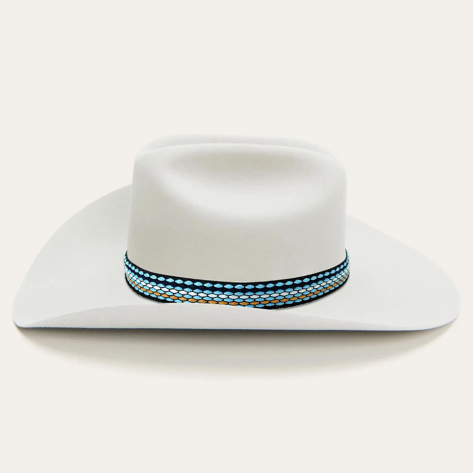 Chic Cowboy Hat with Boho Hatband