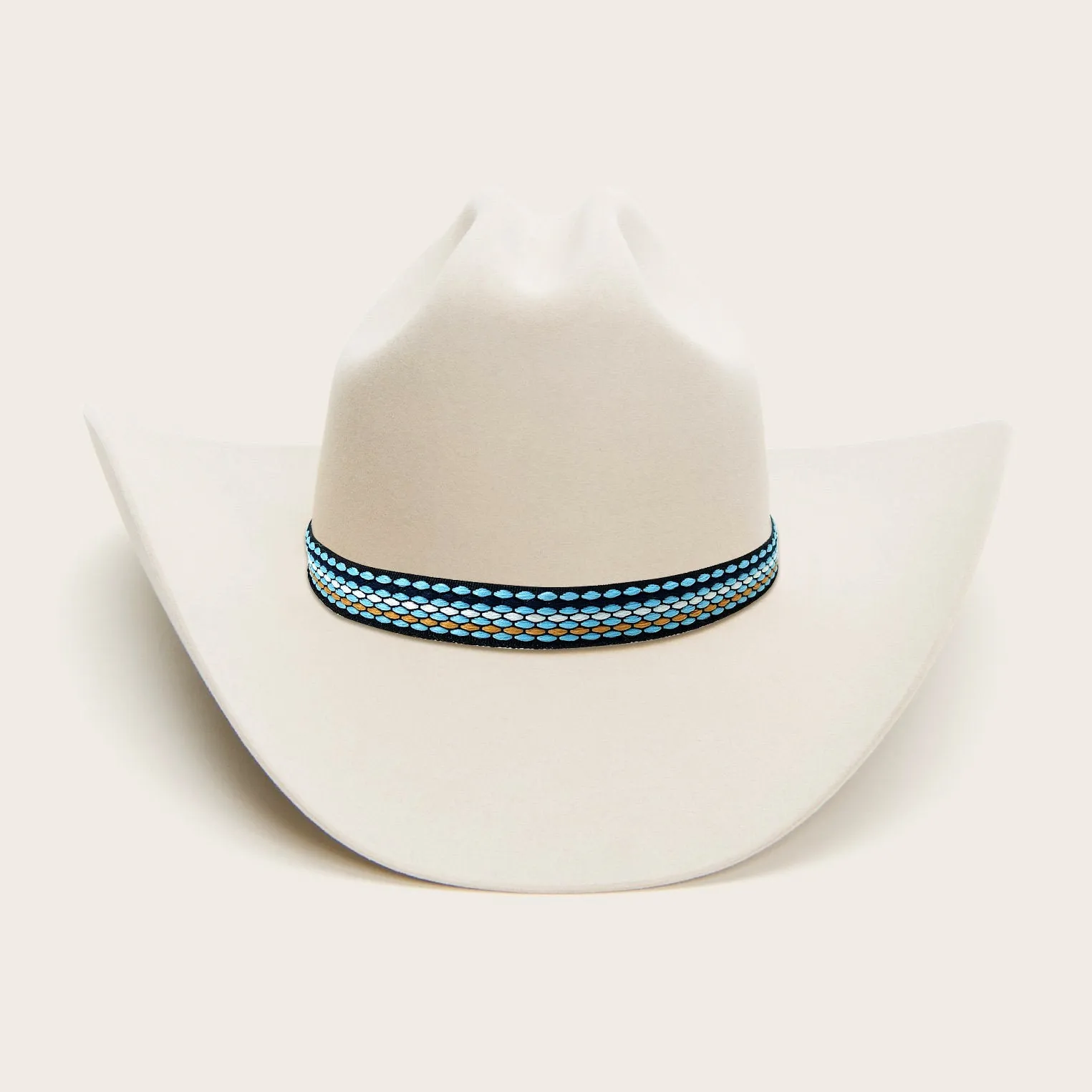 Chic Cowboy Hat with Boho Hatband