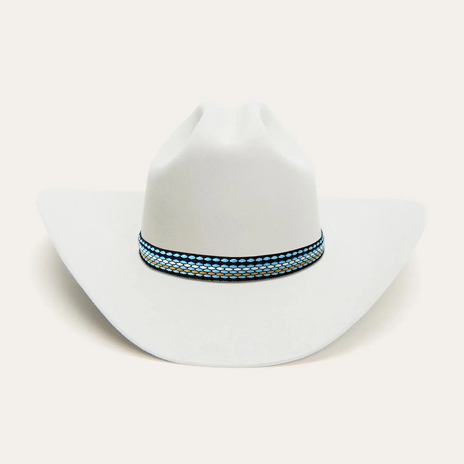 Chic Cowboy Hat with Boho Hatband