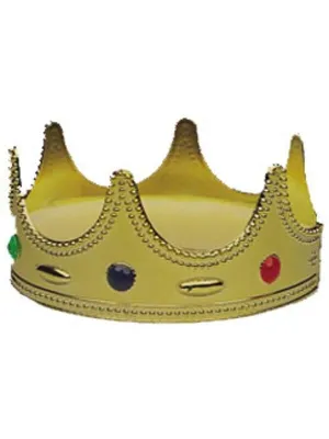 Child Gold King Costume Crown