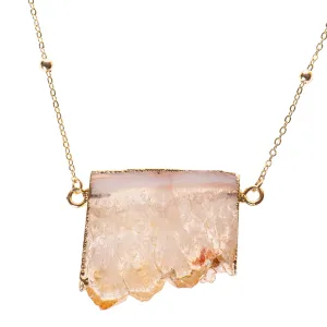 Citrine Slice Necklace