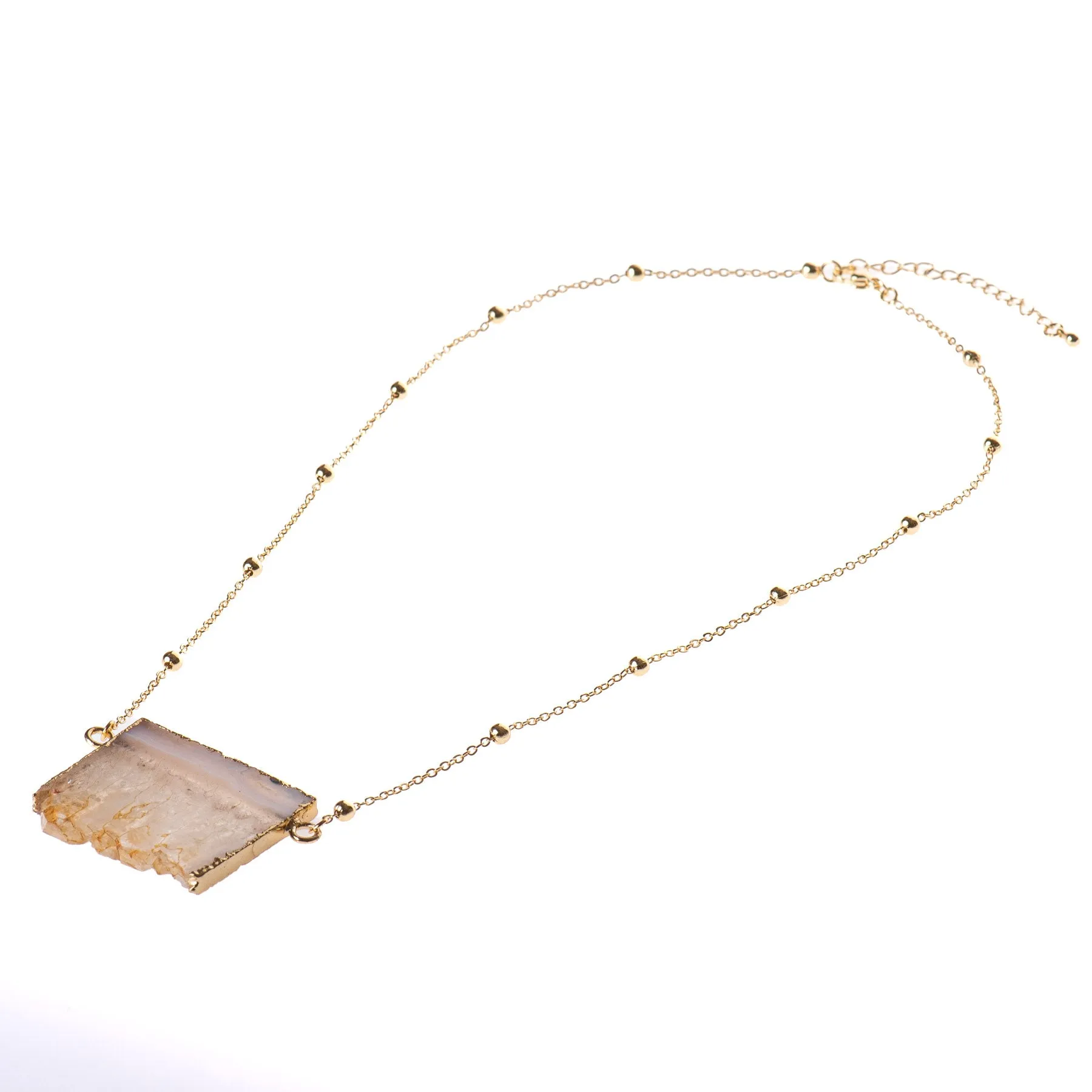 Citrine Slice Necklace