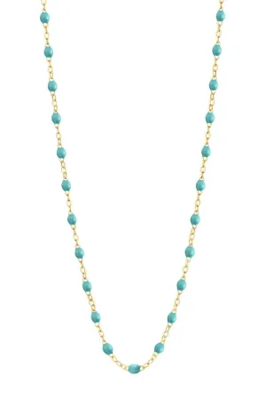 Classic Gigi Necklace Turq Green-16.5"