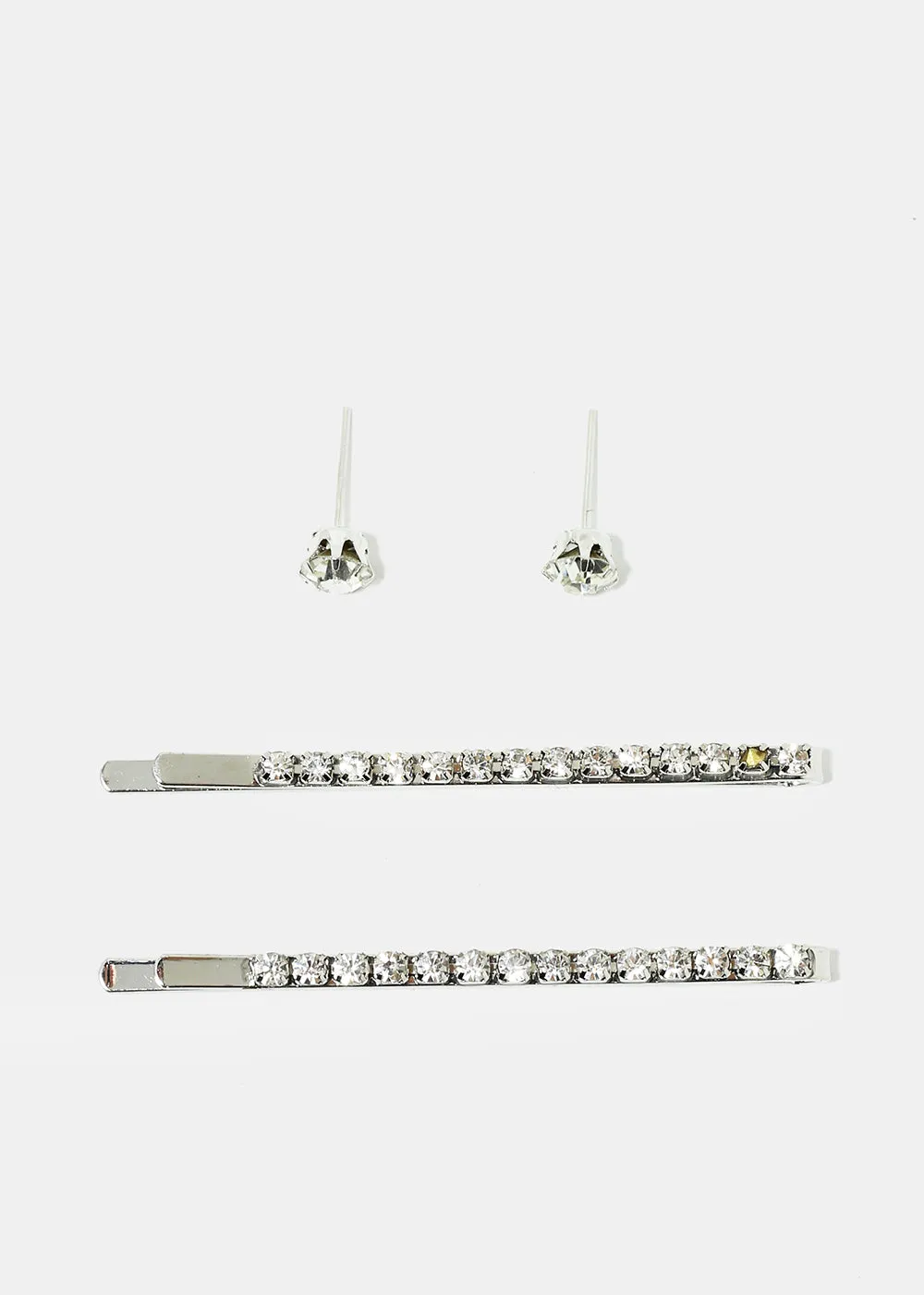 Classic Hair Clip & Earrings Set