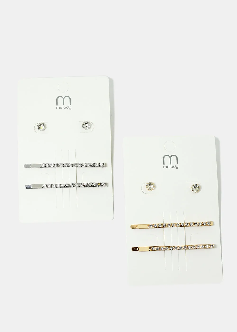 Classic Hair Clip & Earrings Set