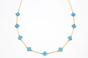 Clover Turquoise Necklace