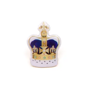 Coronation Crown Pin Badge