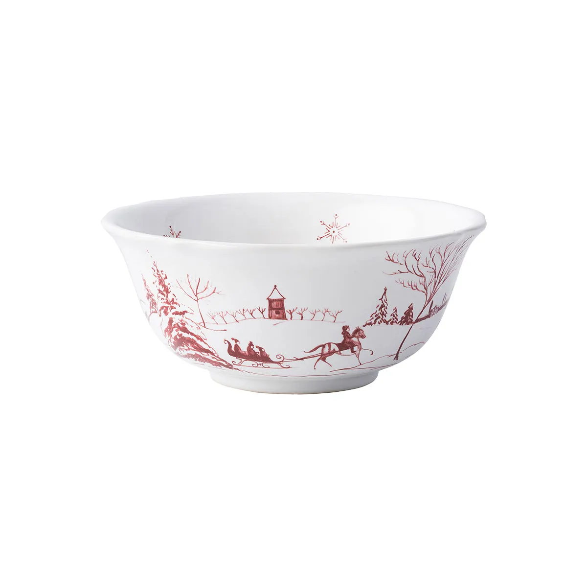 Country Estate Winter Frolic Cereal/Ice Cream Bowl