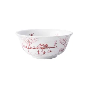 Country Estate Winter Frolic Cereal/Ice Cream Bowl