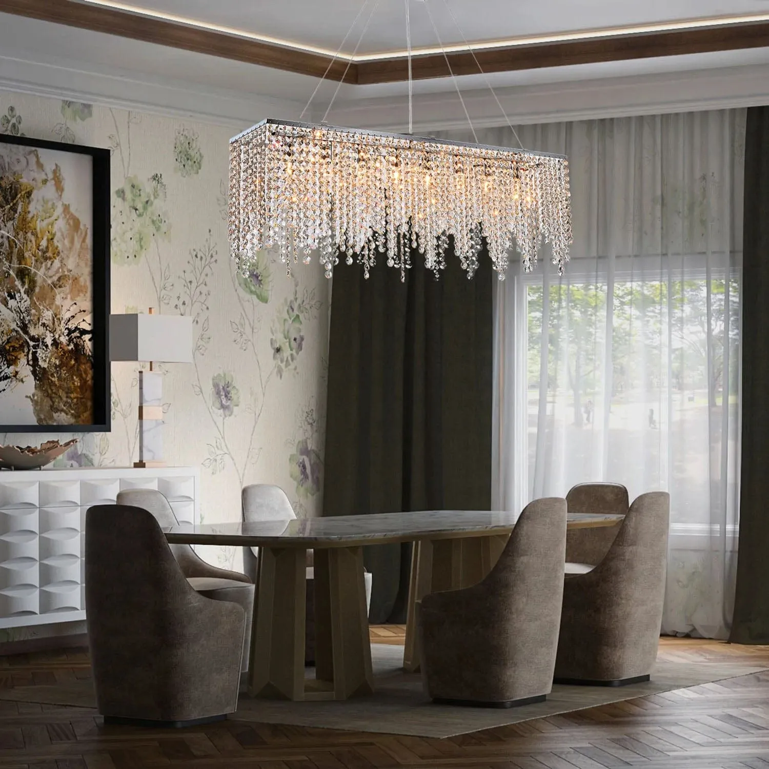 De Situla Crystal Dining Chandelier