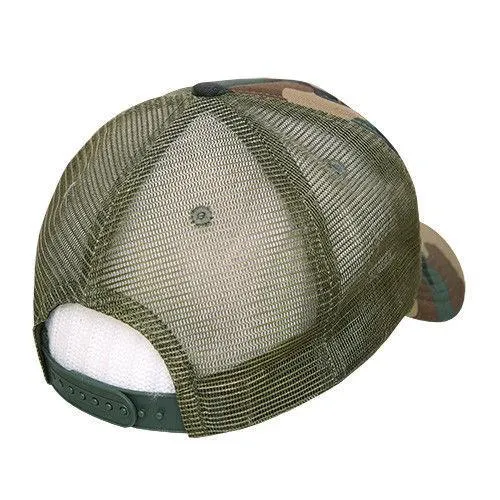 Decky Camouflage Foam Trucker 5 Panel High Crown Hats Caps Snapback