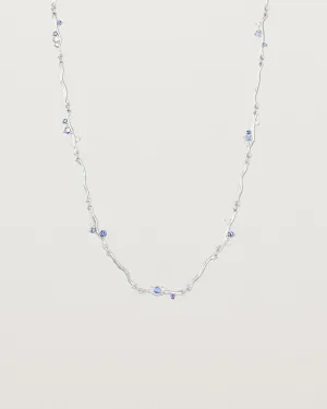 Demi Ember Necklace | Diamond & Ceylon Sapphire