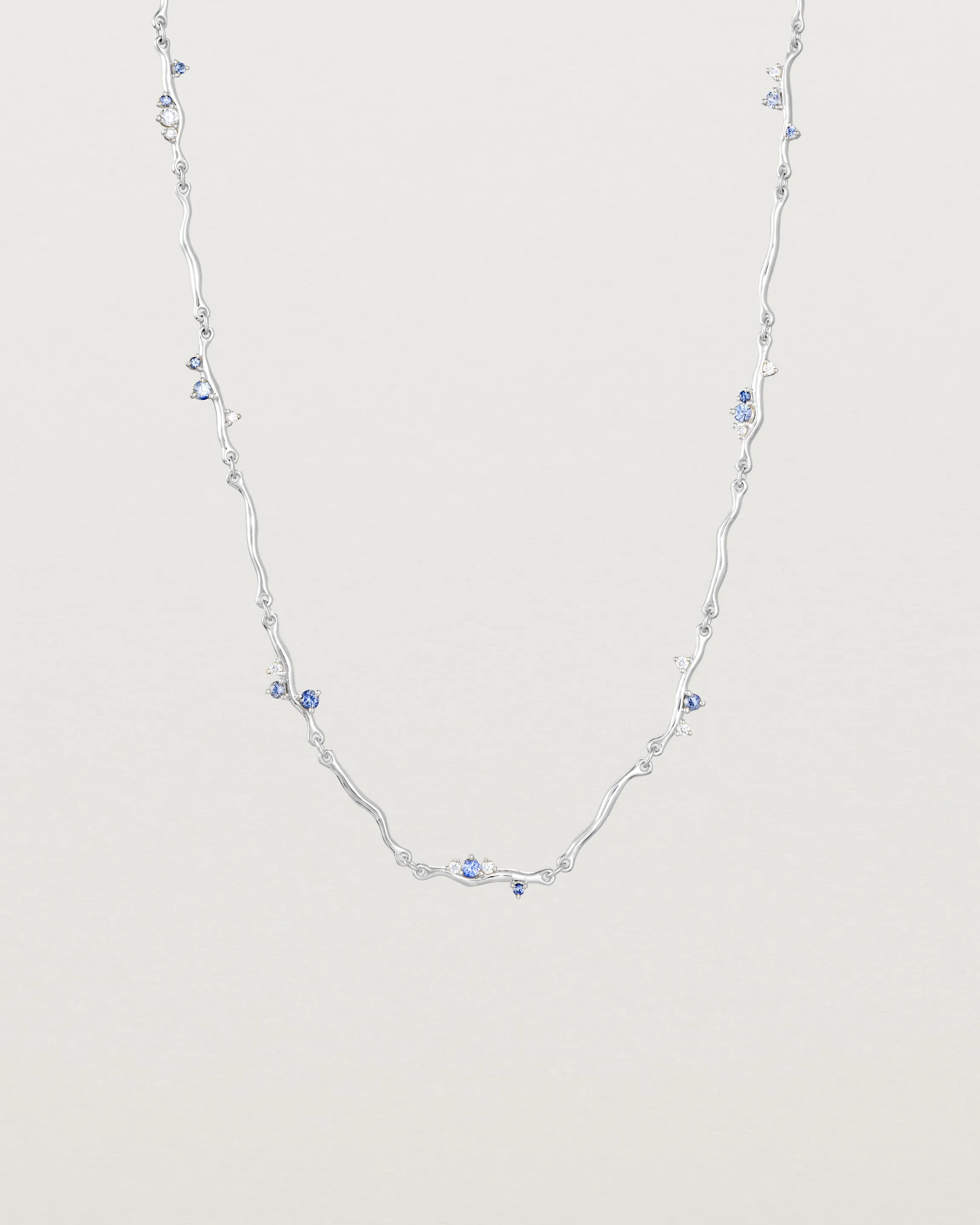 Demi Ember Necklace | Diamond & Ceylon Sapphire