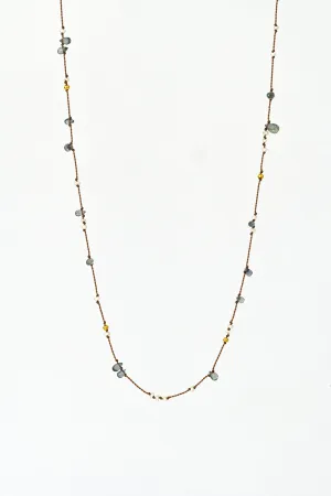 Dew Drop Necklace - Sapphire