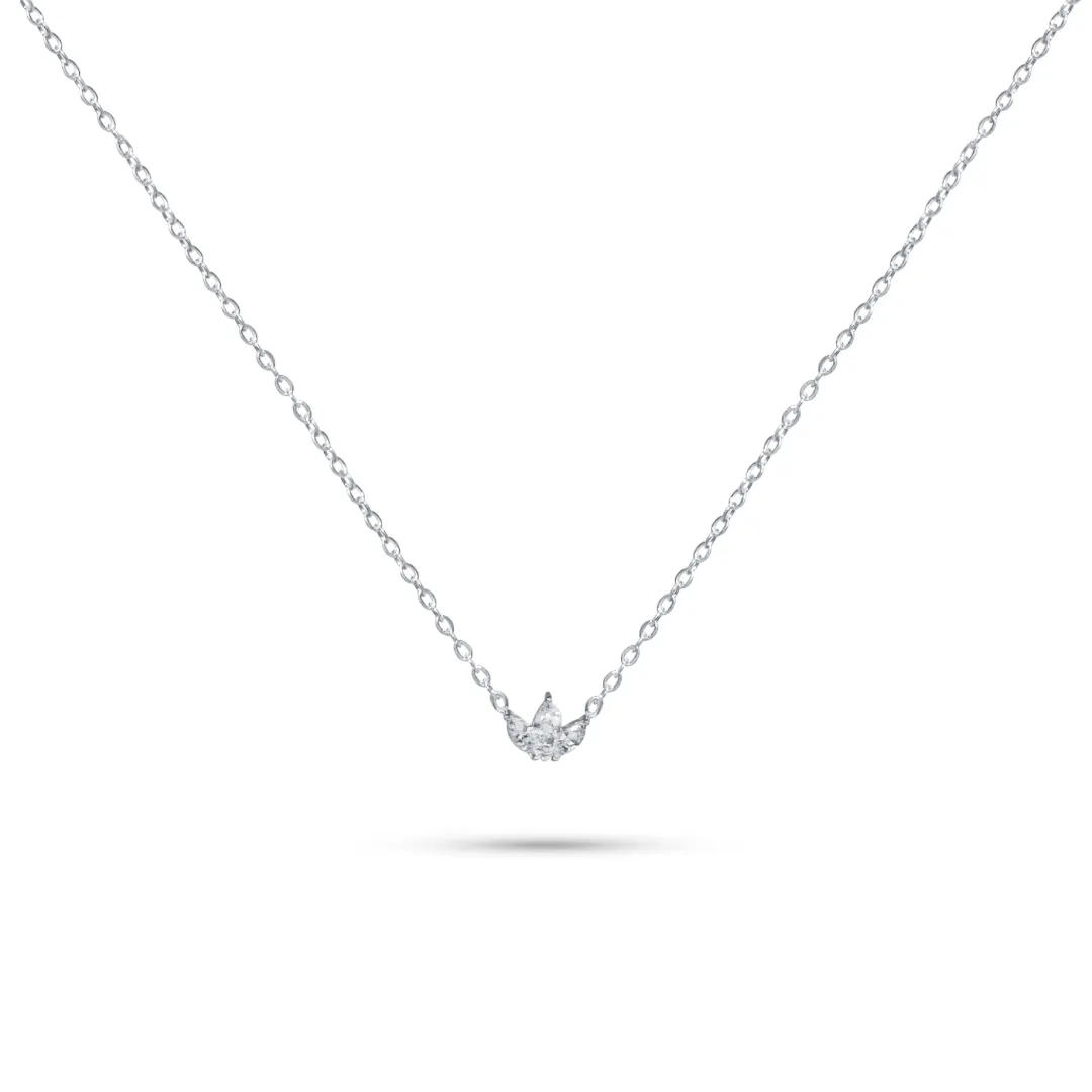 Diamond Crown Necklace