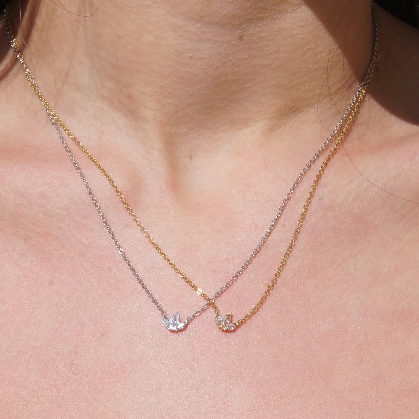 Diamond Crown Necklace