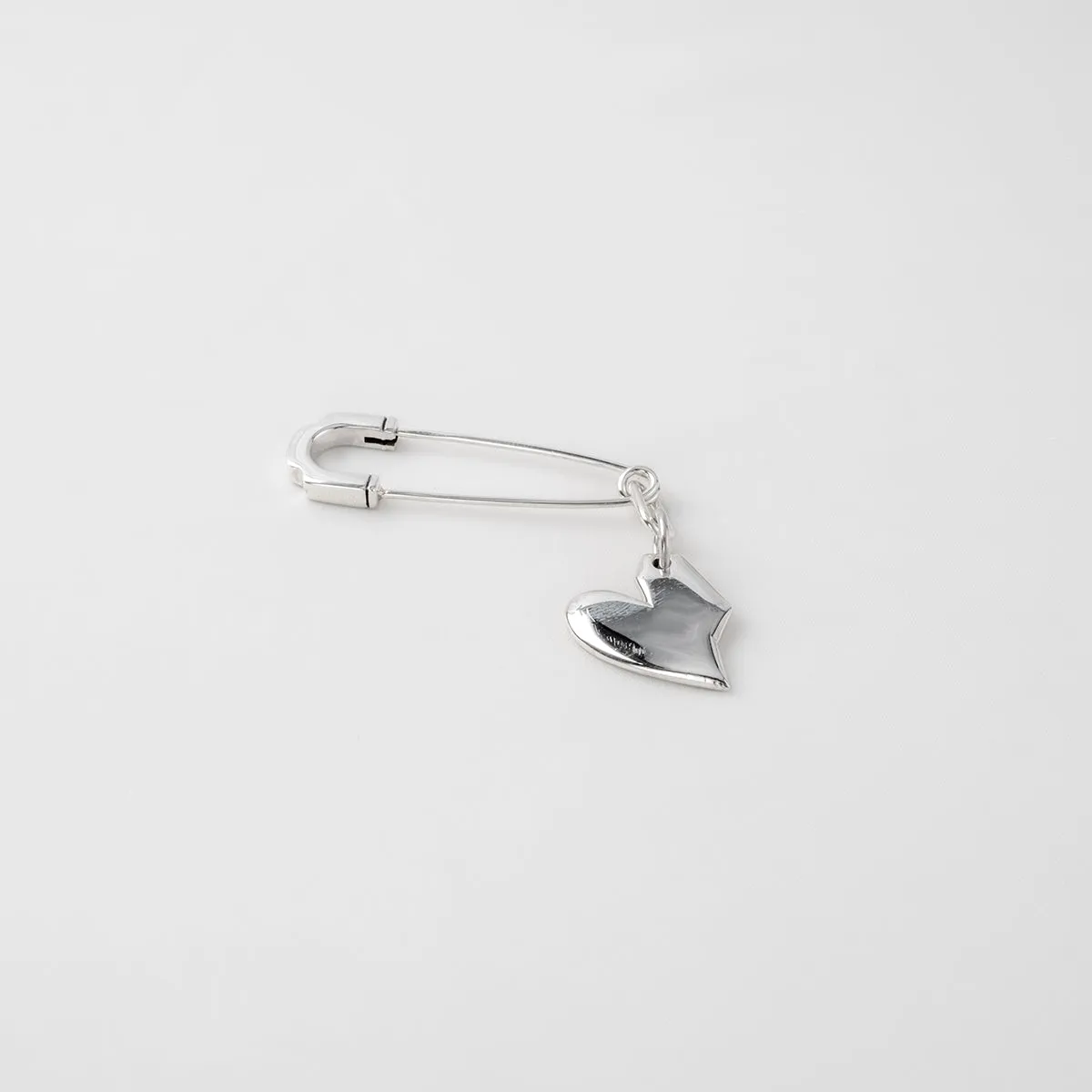 Earring Pin   solid heart