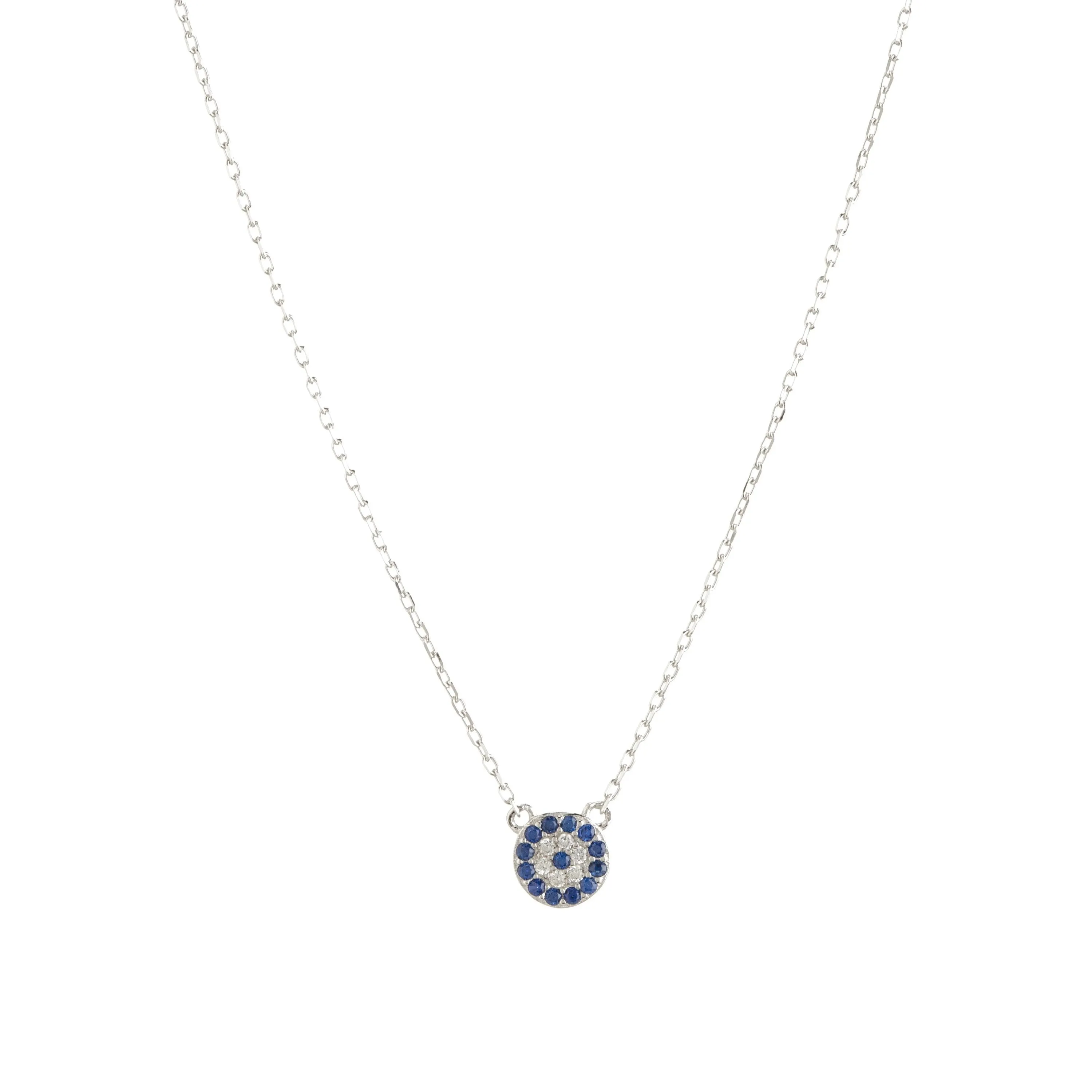 EVIL EYE "ATHENA" CZ NECKLACE