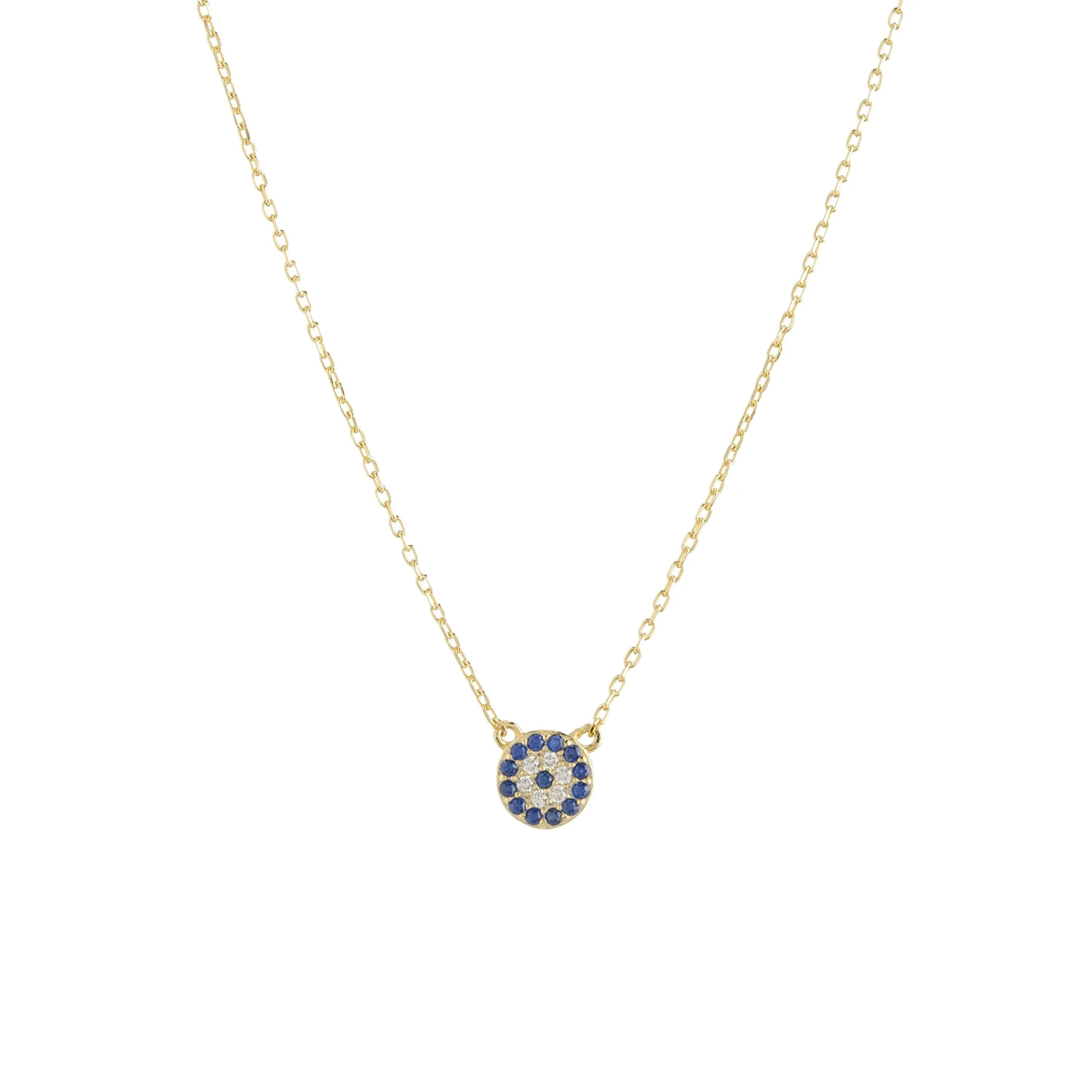 EVIL EYE "ATHENA" CZ NECKLACE